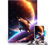 Puzzle 1000 pezzi per adolescenti Nave spaziale per il giocattolo di sfida del gioco educativo Decorazioni e regali unici per la casa 38x26cm