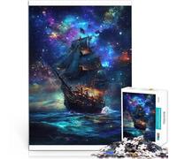 Puzzle 1000 pezzi per adolescenti Navigando attraverso la galassia Sfida difficile Attività divertenti a casa, regali di compleanno, regali di viaggio, 75x50cm