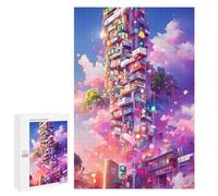 Puzzle 1000 pezzi per adolescenti Neon Skyscraper Dreamscape -2 puzzle giochi di relax promuovono la memoria intera famiglia 1000 pezzi