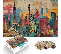 Puzzle 1000 pezzi per adolescenti New York City Antistress Vacanza in patria Uccidere il tempo è ideale come regalo per tutta la famiglia 52x38cm