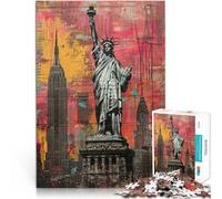 Puzzle 1000 pezzi per adolescenti New York City Giocattolo educativo intellettuale decomprimente Decorazioni e regali unici per la casa 38x26cm