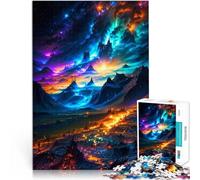 Puzzle 1000 pezzi per adolescenti Notte verde Aiuta il cervello ad allenare i giocattoli che creano dipendenza per coltivare la pazienza Adatto alle coppie 52x38cm