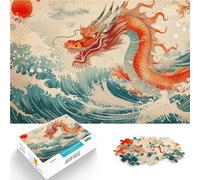 Puzzle 1000 pezzi per adolescenti Onda di Kanagawa in Giappone Gioco impegnativo e gioco in famiglia offerte come regali per tutta la famiglia 38x26cm