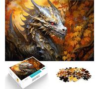 Puzzle 1000 pezzi per adolescenti Opera d'arte dei draghi Giocattoli Giochi Educativi Antistress Migliorare l'amore tra le coppie 38x26cm