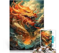 Puzzle 1000 pezzi per adolescenti Opera d'arte del drago Giocattoli educativi per l'apprendimento Giochi per famiglie Buon regalo 52x38cm