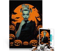 Puzzle 1000 pezzi per adolescenti Opera d'arte di Halloween Vacanza a casa: uccidere il tempo perché è ideale come regalo per tutta la famiglia 75x50cm