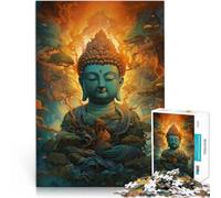 Puzzle 1000 pezzi per adolescenti Opera d'arte di Siddhartha Gautama Sollievo dallo stress Migliorare l'amore tra le coppie 52x38cm
