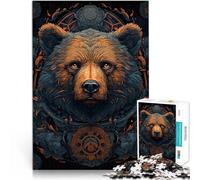 Puzzle 1000 pezzi per adolescenti Orso incantato per il giocattolo di sfida del gioco educativo Adatto per la decorazione del desktop 38x26cm