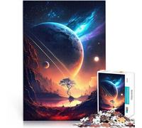 Puzzle 1000 pezzi per adolescenti Paesaggio con orizzonte stellato Gioco a quiz Ogni pezzo è unico - Gioco divertente e stimolante per tutta la famiglia 50x70cm