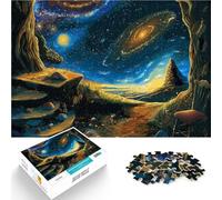 Puzzle 1000 pezzi per adolescenti Paesaggio cosmico per il giocattolo di sfida del gioco educativo con poster abbinato e foglio di quiz 70x100cm