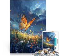 Puzzle 1000 pezzi per adolescenti Paesaggio da sogno con farfalle Antistress Sfida difficile è ideale come regalo per tutta la famiglia 75x50cm