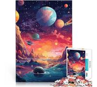 Puzzle 1000 pezzi per adolescenti Paesaggio del mondo alieno Allena il tuo cervello e le tue mani è ideale come regalo per tutta la famiglia 75x50cm