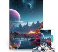 Puzzle 1000 pezzi per adolescenti Paesaggio del pianeta paradiso Giocattoli Giochi Educativi Antistress Adatto per la decorazione del desktop 52x38cm