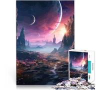 Puzzle 1000 pezzi per adolescenti Paesaggio del pianeta paradiso Gioco intellettuale giocattolo Adatto per la decorazione del desktop 38x26cm