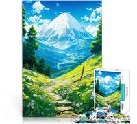Puzzle 1000 pezzi per adolescenti Paesaggio del sentiero di montagna Gioco impegnativo Ogni pezzo è unico - Gioco divertente e stimolante per tutta la famiglia 75x50cm