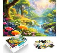 Puzzle 1000 pezzi per adolescenti Paesaggio dell'aura magica Giocattolo educativo per l'apprendimento Regalo di compleanno, regali, arte murale 75x50cm