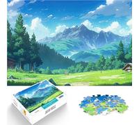 Puzzle 1000 pezzi per adolescenti Paesaggio di montagna fantasy Riduzione dello stress interessante Adatto per la decorazione del desktop 75x50cm