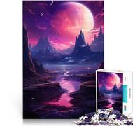 Puzzle 1000 pezzi per adolescenti paesaggio fantastico Giocattolo educativo intellettuale decomprimente Adatto per la decorazione del desktop 52x38cm