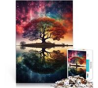 Puzzle 1000 pezzi per adolescenti Paesaggio fantasy dello spazio degli alberi Giochi Giocattoli Regalo Decorazioni e regali unici per la casa 75x50cm