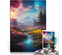 Puzzle 1000 pezzi per adolescenti Paesaggio fluviale da sogno Allena il tuo cervello e le tue mani offerte come regali per tutta la famiglia 75x50cm