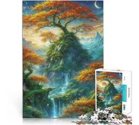 Puzzle 1000 pezzi per adolescenti Paesaggio incantato Antistress Vacanza in patria Uccidere il tempo Adatto per la decorazione del desktop 38x26cm