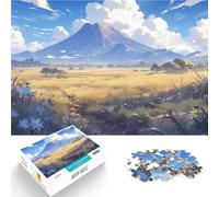 Puzzle 1000 pezzi per adolescenti Paesaggio montano anime Giocattoli Giochi Educativi Antistress Migliorare l'amore tra le coppie 38x26cm