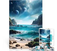 Puzzle 1000 pezzi per adolescenti Paesaggio surreale della terra Per il divertimento in famiglia Gioco educativo per compleanno e Natale 75x50cm