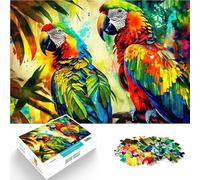 Puzzle 1000 pezzi per adolescenti Pappagalli tropicali 1 Antistress Vacanza in patria Uccidere il tempo Regalo di compleanno, regali, arte murale 52x38cm