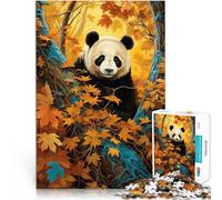 Puzzle 1000 pezzi per adolescenti Paradiso dei panda Difficile da completare ma divertente e umoristico Migliorare l'amore tra le coppie 38x26cm
