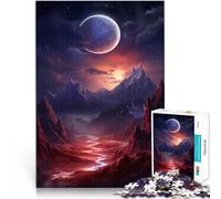 Puzzle 1000 pezzi per adolescenti Paradiso della fantasia spaziale Assemblaggio del modello è ideale come regalo per tutta la famiglia 38x26cm