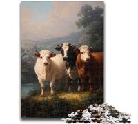 Puzzle 1000 pezzi per adolescenti Pecore dai 14 anni in su Sfida educativa Attività divertenti a casa, regali di compleanno, regali di viaggio 38x26cm