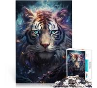 Puzzle 1000 pezzi per adolescenti Pianure Celesti della Tigre Giocattolo educativo antistress Lista dei desideri con Babbo Natale 38x26cm