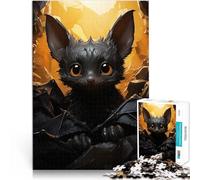 Puzzle 1000 pezzi per adolescenti Pipistrello Giocattoli che creano dipendenza e sfidano l'intelligenza del cervello Buon regalo 52x38cm