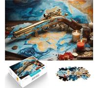 Puzzle 1000 pezzi per adolescenti Pistola pirata per il giocattolo di sfida del gioco educativo è ideale come regalo per tutta la famiglia 38x26cm