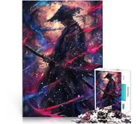 Puzzle 1000 pezzi per adolescenti Pittura galattica Samurai Per il divertimento in famiglia offerte come regali per tutta la famiglia 52x38cm