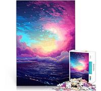 Puzzle 1000 pezzi per adolescenti Pixel Art di Lofi Ocean Sky Riduzione dello stress interessante perché è ideale come regalo per tutta la famiglia 75x50cm