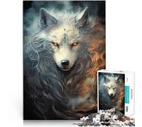 Puzzle 1000 pezzi per adolescenti Pixel di volpe misteriosi Gioco impegnativo e gioco in famiglia con poster abbinato e foglio di quiz 75x50cm