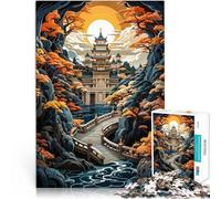 Puzzle 1000 pezzi per adolescenti Ponte verso la serenità Gioco intellettuale giocattolo con pezzi completamente interconnessi di forma casuale 38x26cm