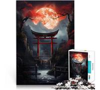 Puzzle 1000 pezzi per adolescenti Porta della Fantasia Giapponese Regali di giochi impegnativi Lista dei desideri con Babbo Natale 50x70cm