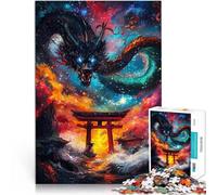 Puzzle 1000 pezzi per adolescenti Porta della Galassia del Drago Vacanza a casa: uccidere il tempo Collezione di artisti, Belle arti 52x38cm