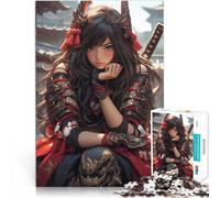Puzzle 1000 pezzi per adolescenti Principessa assassina samurai giochi divertenti per famiglie Migliorare l'amore tra le coppie 38x26cm