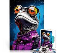 Puzzle 1000 pezzi per adolescenti Professore Lucertola Antistress Vacanza in patria Uccidere il tempo Adatto per la decorazione del desktop 52x38cm