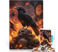 Puzzle 1000 pezzi per adolescenti Profezia del Corvo Mistico Per il divertimento in famiglia Gioco educativo per compleanno e Natale 52x38cm