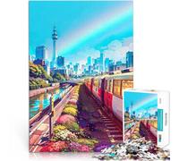 Puzzle 1000 pezzi per adolescenti Prossima fermata Tokyo Vacanza a casa: uccidere il tempo Decorazione murale Regali unici per compleanno e Natale 75x50cm