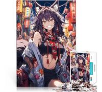 Puzzle 1000 pezzi per adolescenti Ragazza anime Antistress Vacanza in patria Uccidere il tempo è ideale come regalo per tutta la famiglia 38x26cm
