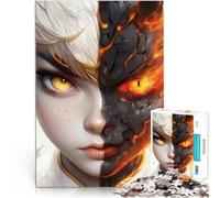 Puzzle 1000 pezzi per adolescenti Ragazza anime bifronte Giocattolo educativo intellettuale decomprimente Decorazione della casa 38x26cm