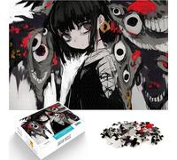 Puzzle 1000 pezzi per adolescenti Ragazza anime con gli occhi Vacanza a casa: uccidere il tempo Migliorare l'amore tra le coppie 38x26cm