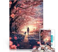 Puzzle 1000 pezzi per adolescenti ragazza anime giapponese che cammina Sollievo dallo stress è ideale come regalo per tutta la famiglia 38x26cm