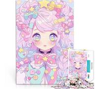 Puzzle 1000 pezzi per adolescenti Ragazza anime kawaii con stelle Giochi educativi fai da te Giocattoli per la decorazione della casa 50x70cm