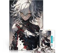 Puzzle 1000 pezzi per adolescenti Ragazza anime soldato robot Sfida di gioco educativo giocattolo Migliorare l'amore tra le coppie 52x38cm
